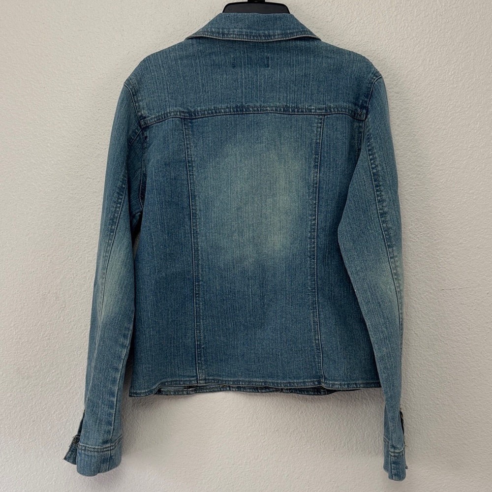 Outer Edge Denim Jacket Size Medium - image 2